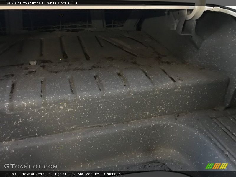 White / Aqua Blue 1962 Chevrolet Impala
