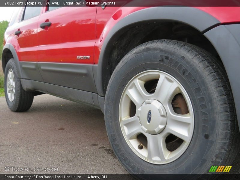 Bright Red / Medium Graphite 2002 Ford Escape XLT V6 4WD