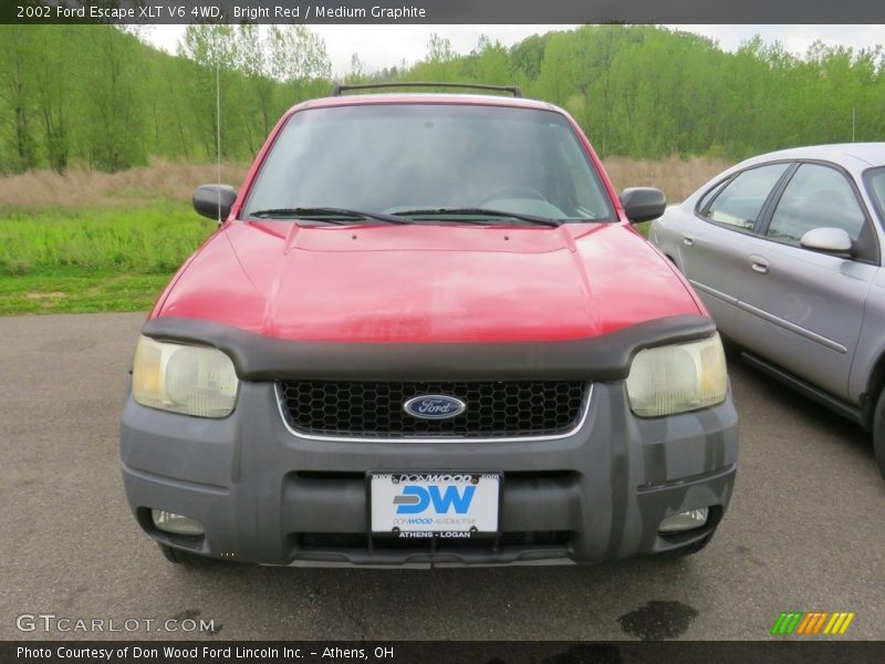 Bright Red / Medium Graphite 2002 Ford Escape XLT V6 4WD