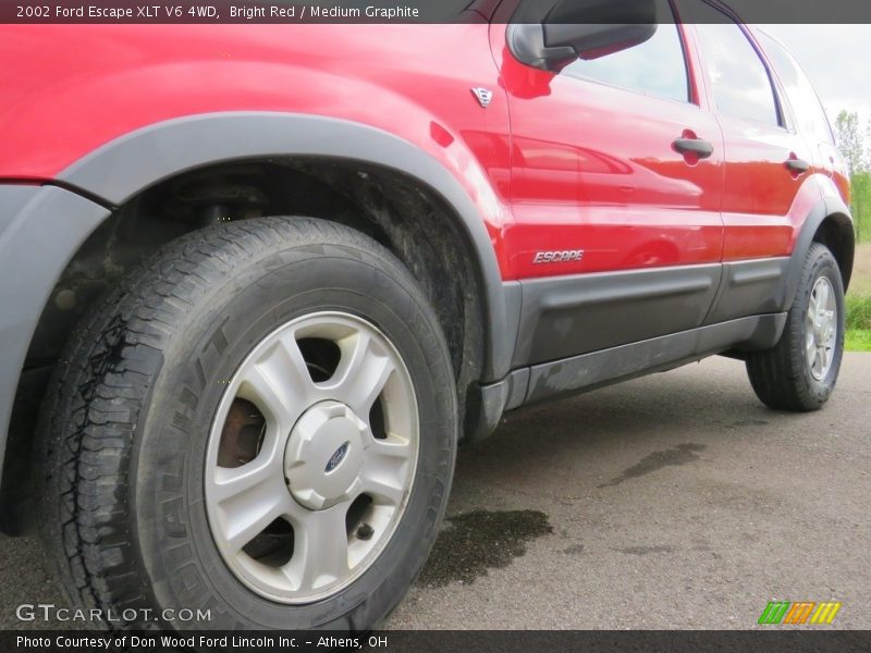 Bright Red / Medium Graphite 2002 Ford Escape XLT V6 4WD