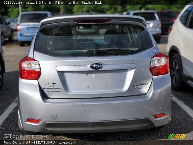 Ice Silver Metallic / Black 2013 Subaru Impreza 2.0i Premium 5 Door