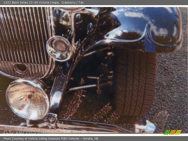 Cranberry / Tan 1932 Buick Series 32-90 Victoria Coupe