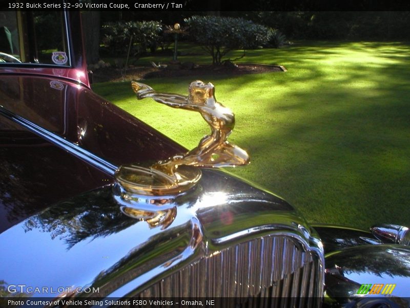 Cranberry / Tan 1932 Buick Series 32-90 Victoria Coupe