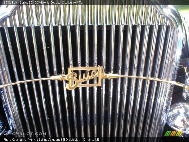 Cranberry / Tan 1932 Buick Series 32-90 Victoria Coupe