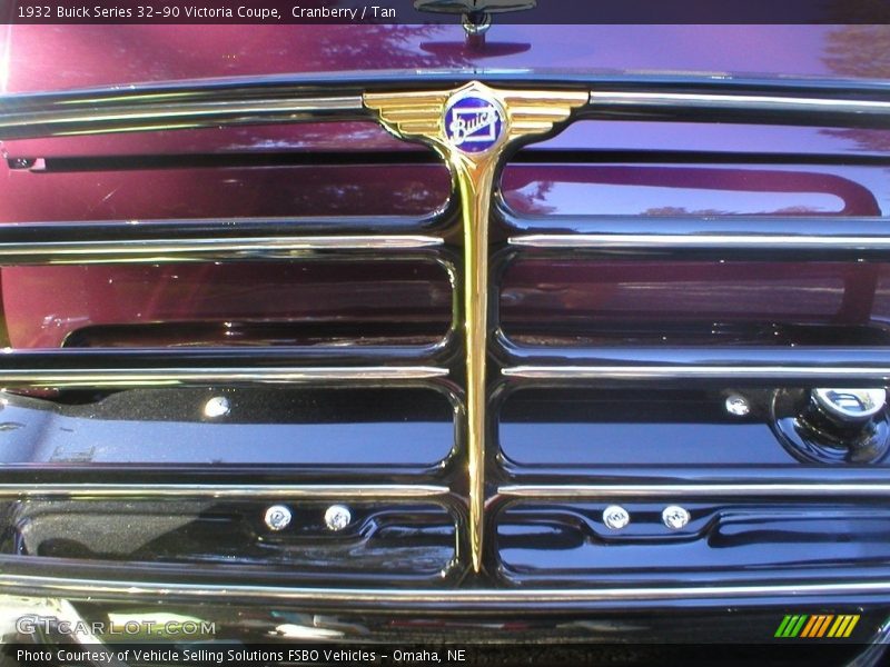 Cranberry / Tan 1932 Buick Series 32-90 Victoria Coupe