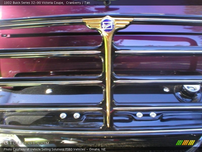 Cranberry / Tan 1932 Buick Series 32-90 Victoria Coupe