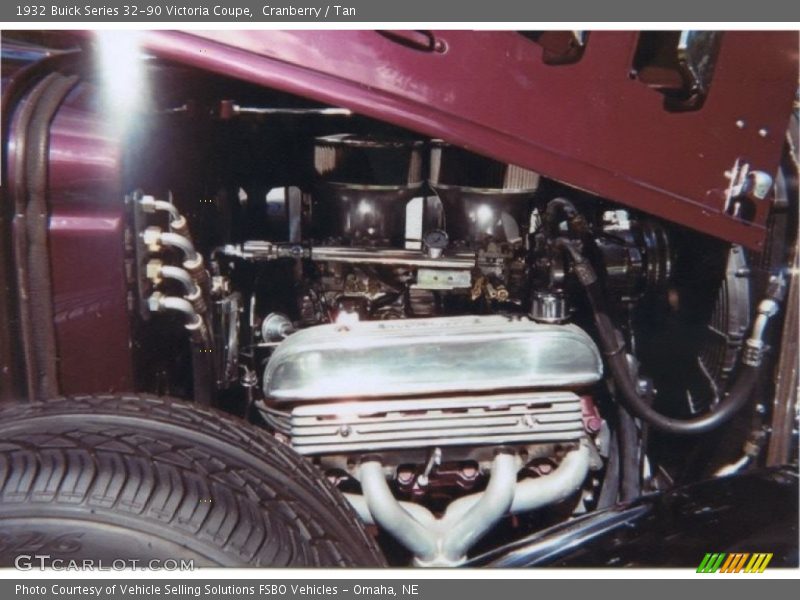 Cranberry / Tan 1932 Buick Series 32-90 Victoria Coupe