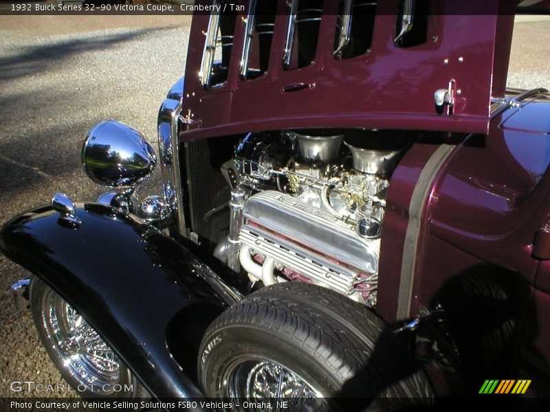 Cranberry / Tan 1932 Buick Series 32-90 Victoria Coupe