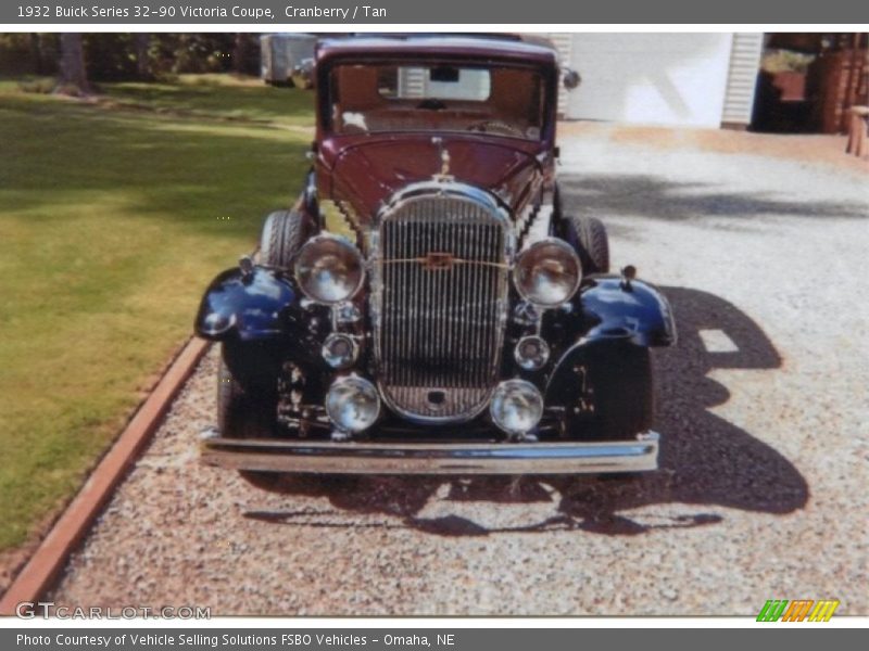 Cranberry / Tan 1932 Buick Series 32-90 Victoria Coupe