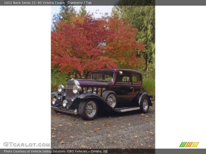 Cranberry / Tan 1932 Buick Series 32-90 Victoria Coupe