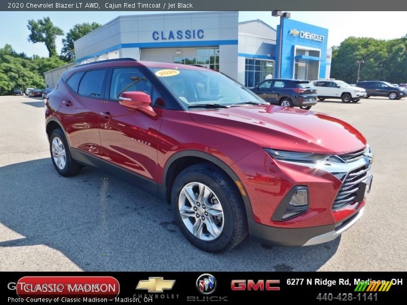 Cajun Red Tintcoat / Jet Black 2020 Chevrolet Blazer LT AWD