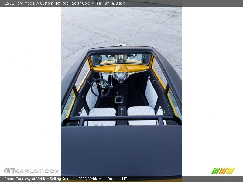 Solar Gold / Pearl White/Black 1931 Ford Model A Custom Hot Rod