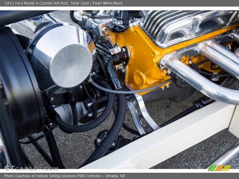 Solar Gold / Pearl White/Black 1931 Ford Model A Custom Hot Rod