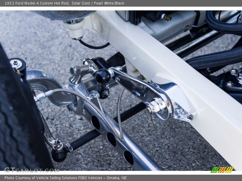 Solar Gold / Pearl White/Black 1931 Ford Model A Custom Hot Rod