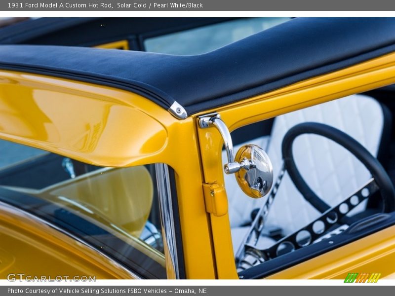 Solar Gold / Pearl White/Black 1931 Ford Model A Custom Hot Rod