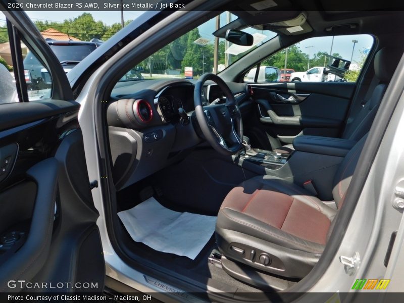 Silver Ice Metallic / Jet Black 2020 Chevrolet Blazer RS AWD