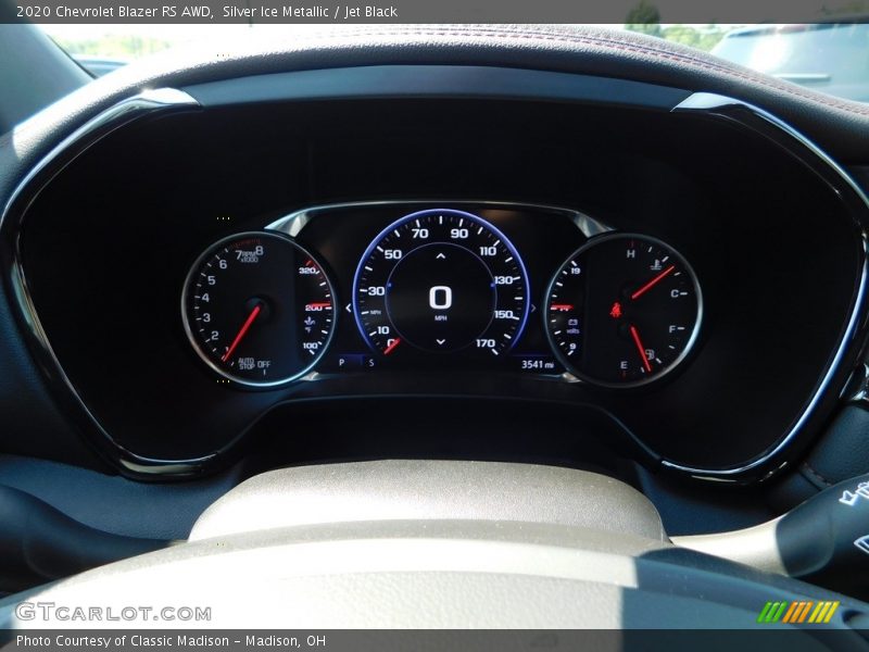 Silver Ice Metallic / Jet Black 2020 Chevrolet Blazer RS AWD