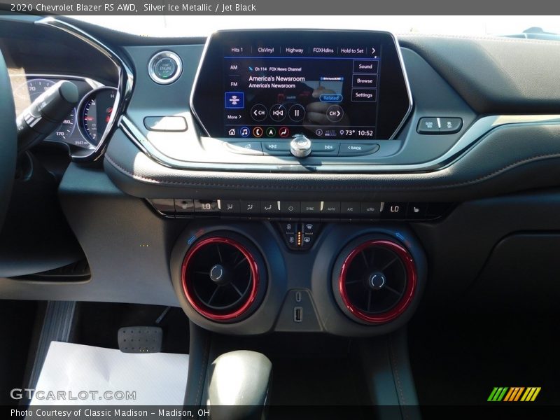 Silver Ice Metallic / Jet Black 2020 Chevrolet Blazer RS AWD