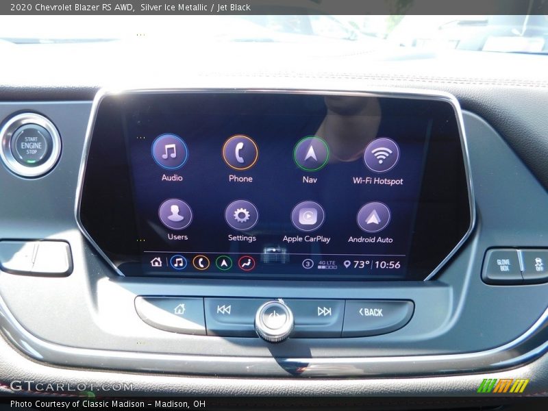 Silver Ice Metallic / Jet Black 2020 Chevrolet Blazer RS AWD