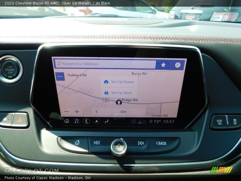 Silver Ice Metallic / Jet Black 2020 Chevrolet Blazer RS AWD