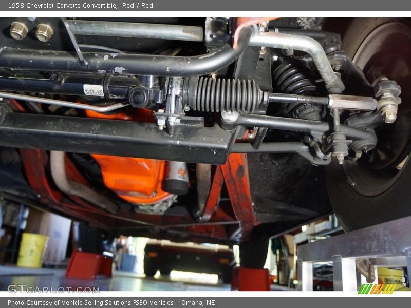 Red / Red 1958 Chevrolet Corvette Convertible