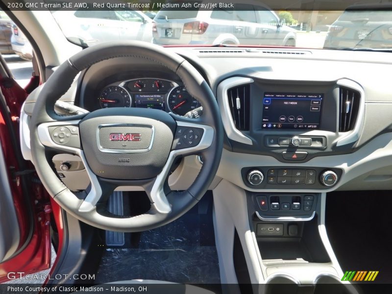 Red Quartz Tintcoat / Medium Ash Gray/Jet Black 2020 GMC Terrain SLE AWD