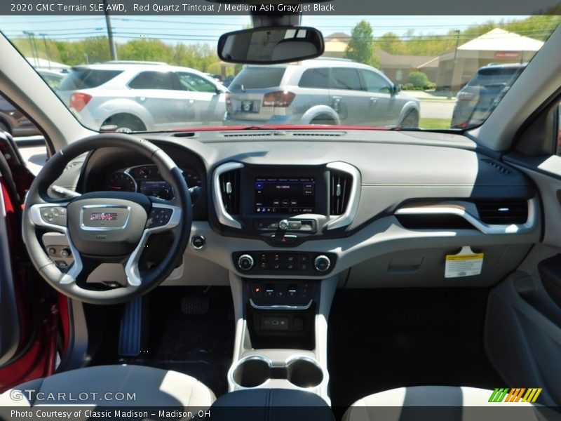 Red Quartz Tintcoat / Medium Ash Gray/Jet Black 2020 GMC Terrain SLE AWD