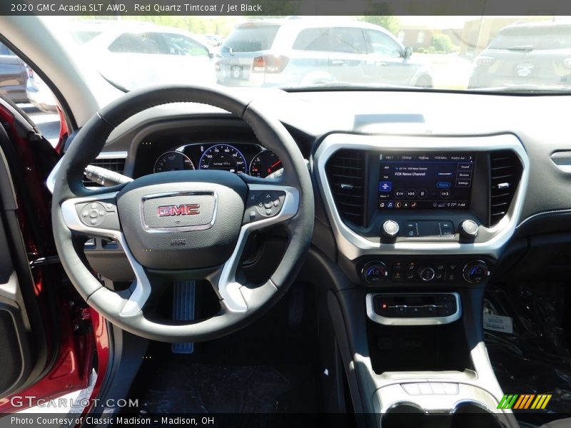 Red Quartz Tintcoat / Jet Black 2020 GMC Acadia SLT AWD