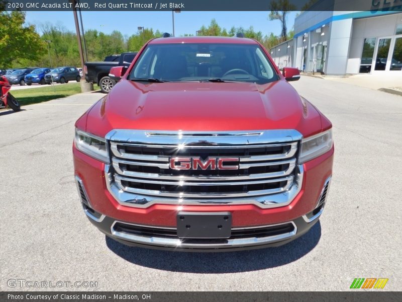 Red Quartz Tintcoat / Jet Black 2020 GMC Acadia SLT AWD