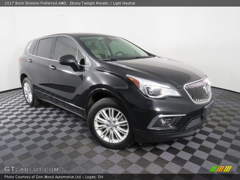 Ebony Twilight Metallic / Light Neutral 2017 Buick Envision Preferred AWD