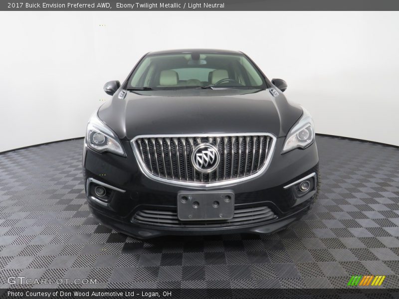 Ebony Twilight Metallic / Light Neutral 2017 Buick Envision Preferred AWD