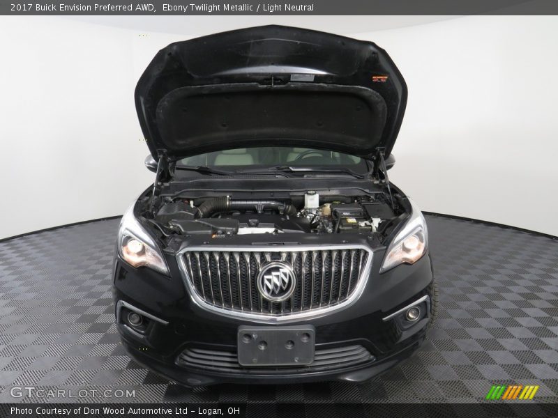 Ebony Twilight Metallic / Light Neutral 2017 Buick Envision Preferred AWD