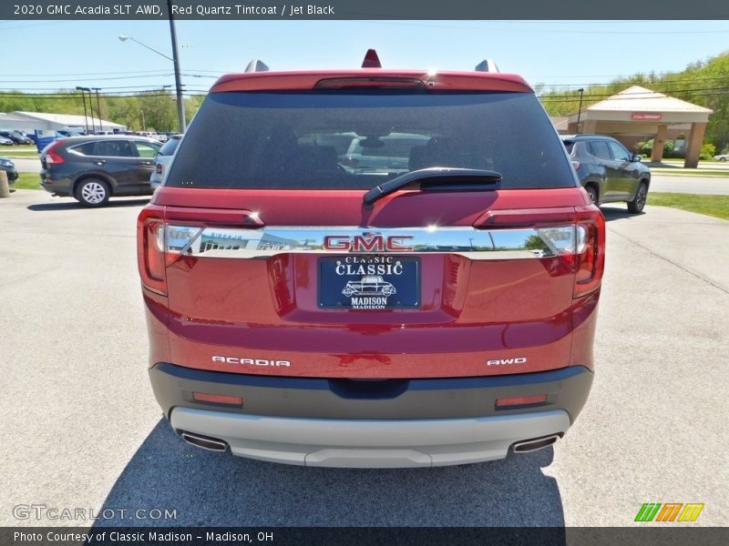 Red Quartz Tintcoat / Jet Black 2020 GMC Acadia SLT AWD