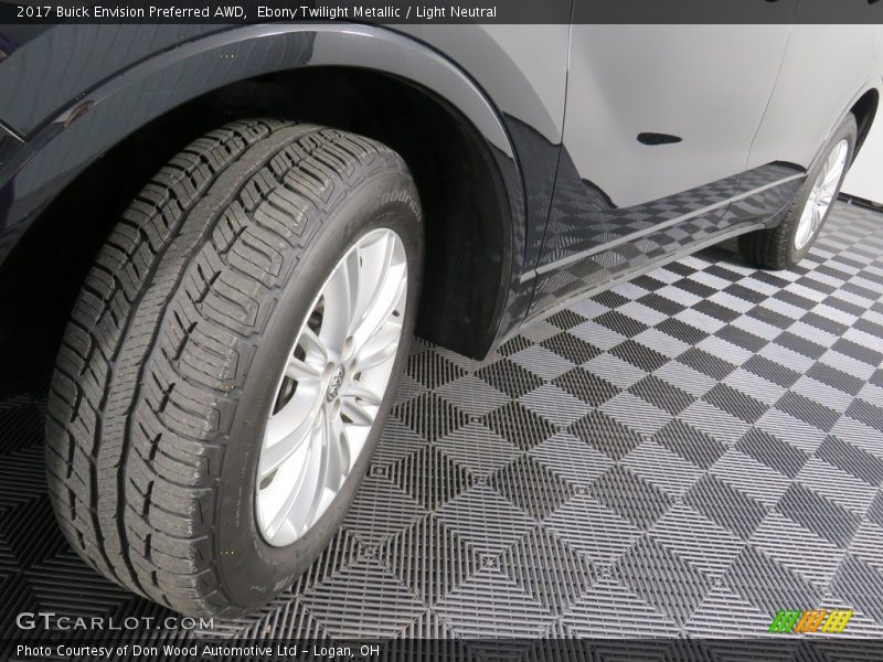 Ebony Twilight Metallic / Light Neutral 2017 Buick Envision Preferred AWD