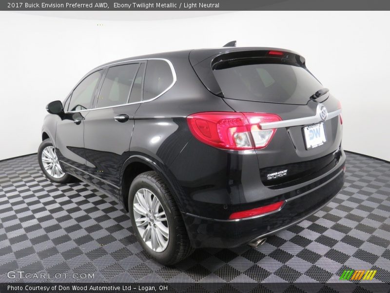 Ebony Twilight Metallic / Light Neutral 2017 Buick Envision Preferred AWD