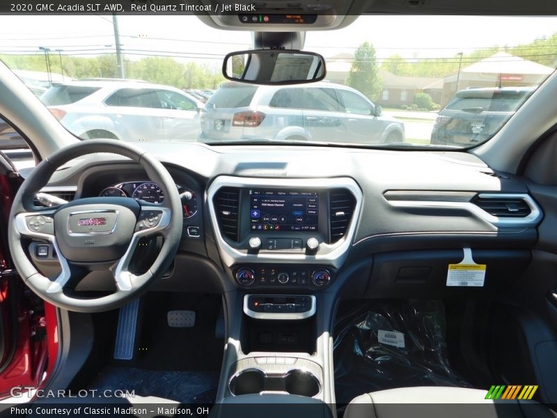 Red Quartz Tintcoat / Jet Black 2020 GMC Acadia SLT AWD