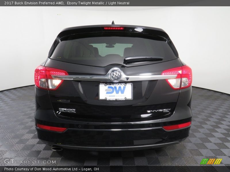 Ebony Twilight Metallic / Light Neutral 2017 Buick Envision Preferred AWD