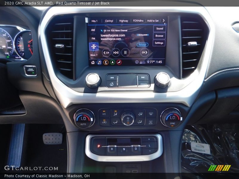 Red Quartz Tintcoat / Jet Black 2020 GMC Acadia SLT AWD