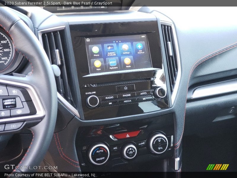Dark Blue Pearl / Gray Sport 2020 Subaru Forester 2.5i Sport