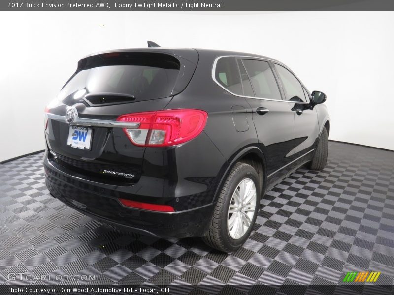 Ebony Twilight Metallic / Light Neutral 2017 Buick Envision Preferred AWD