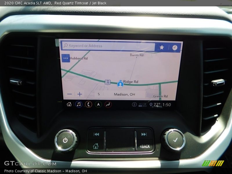 Red Quartz Tintcoat / Jet Black 2020 GMC Acadia SLT AWD