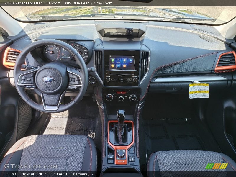 Dark Blue Pearl / Gray Sport 2020 Subaru Forester 2.5i Sport