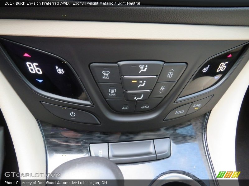 Ebony Twilight Metallic / Light Neutral 2017 Buick Envision Preferred AWD