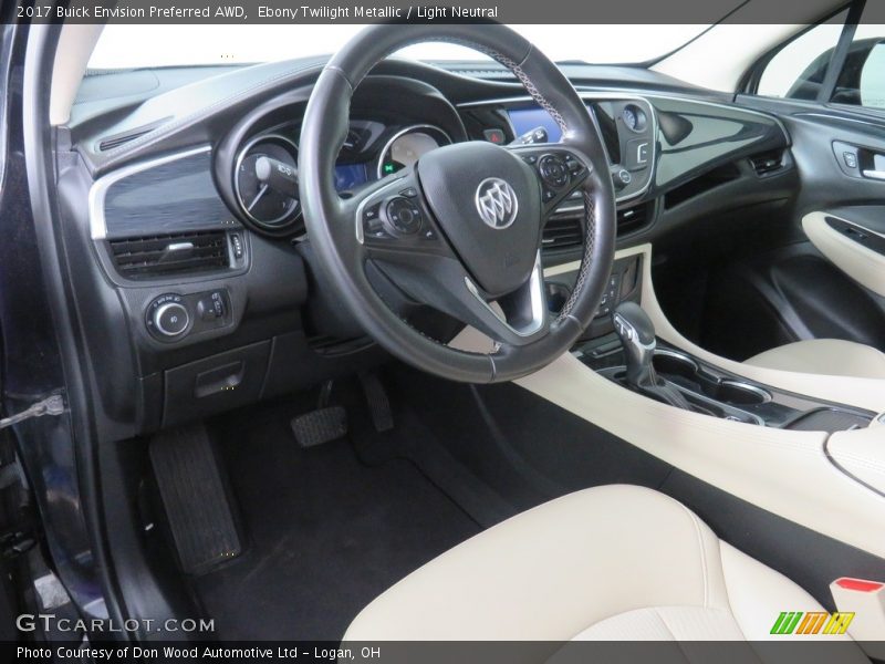 Ebony Twilight Metallic / Light Neutral 2017 Buick Envision Preferred AWD