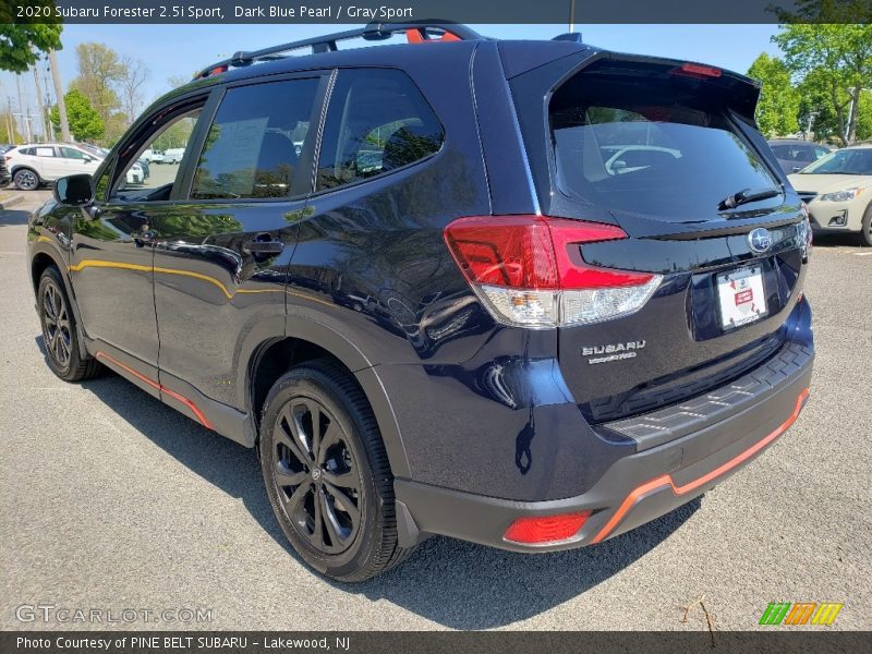 Dark Blue Pearl / Gray Sport 2020 Subaru Forester 2.5i Sport