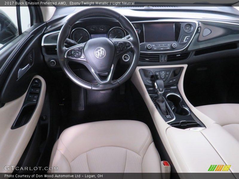 Ebony Twilight Metallic / Light Neutral 2017 Buick Envision Preferred AWD