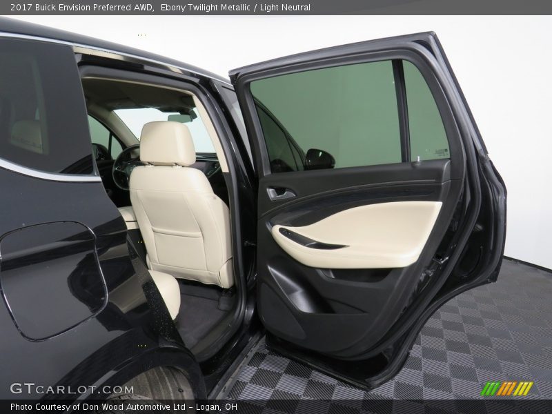 Ebony Twilight Metallic / Light Neutral 2017 Buick Envision Preferred AWD