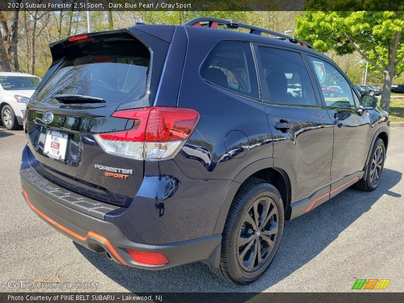 Dark Blue Pearl / Gray Sport 2020 Subaru Forester 2.5i Sport
