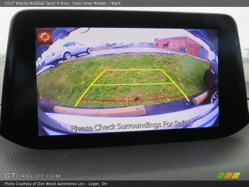 Sonic Silver Metallic / Black 2017 Mazda MAZDA3 Sport 4 Door