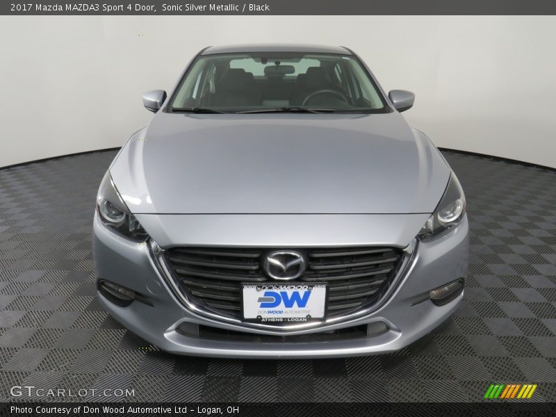Sonic Silver Metallic / Black 2017 Mazda MAZDA3 Sport 4 Door